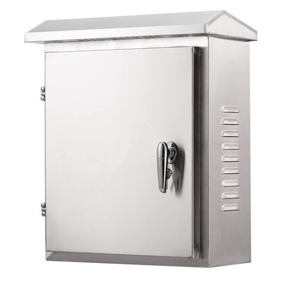 304 Stainless Steel Electrical Box 20'' x 16'' x 8'' Outdoor Electrical Enclosure Box 20" H x 16" W x 8" D with Mounting Plate Weatherproof Anti-Rust and Anti-Corrosion