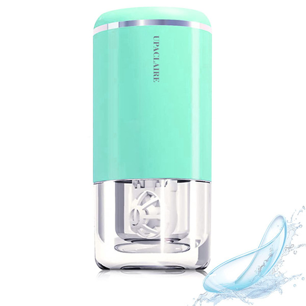 UpaClaire Ultrasonic Contact Lens Cleaner, Intelligent Cleaning Machine for Soft Contact Lenses, Green