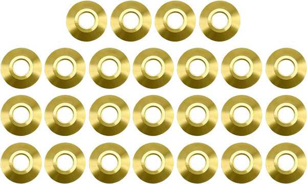 Bargain Brass Pool Cover Collar for Pool Cover Anchor - 25 Pack
