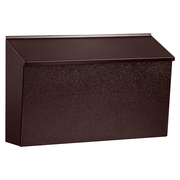 Dalmbox Wall Mount Mailbox for Outside Rust Proof Galvanized Steel, Bronze