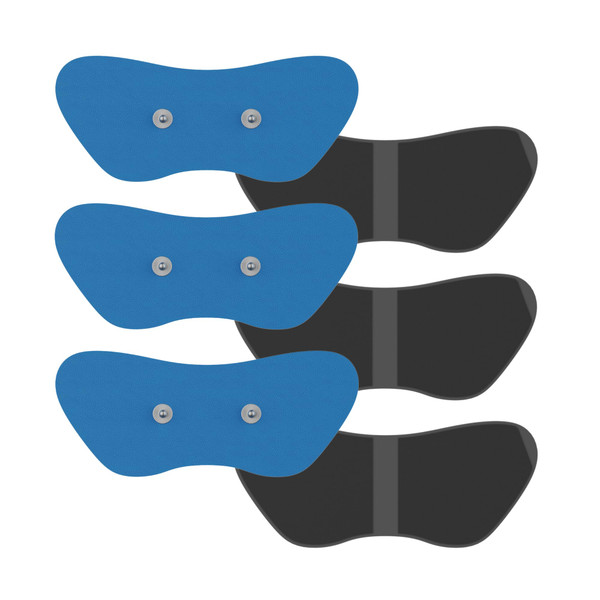 Soterix PainX TENS Unit Electrode Gel Pad Refills - 1 Pack of 6 Pads (Small) - Muscle Stimulator Relaxer Wireless Pads for Relief on Knee, Back, Neck