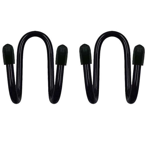 Pmsanzay Chain Link Fence Hooks, Set of 2 Pool Hangers for Link Fence, Chain Fence -to Hold Telescoping Poles, Leaf Rakes, Skimmers, Nets, Brushes, Vacuum Hoses and More! - No Pool Accessories