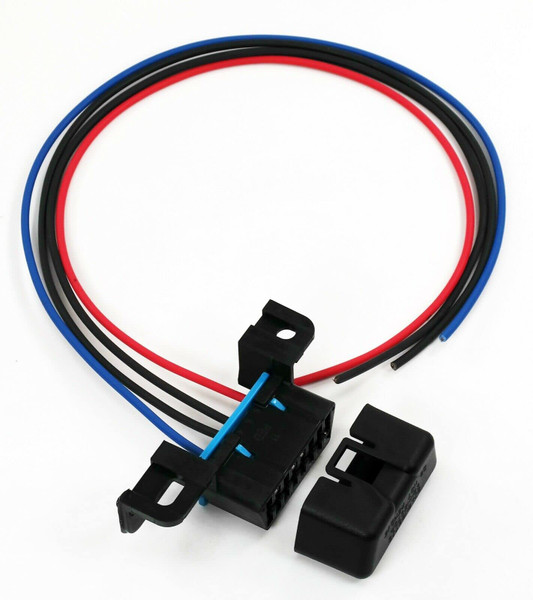 Elite.Citi OBD II OBD2 (5-Pin) Dash Diagnostic Harness Connector Plug Pigtail Compatible to Chevy w/Cover Cap for GM