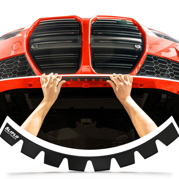 8 Pack SLIPLO Ultra Universal Front Bumper Scrape Guard Skid Plate Bumper Front Lip Protection for Lowered Cars, Carbon Fiber Splitters and Aftermarket Bumper Lips
