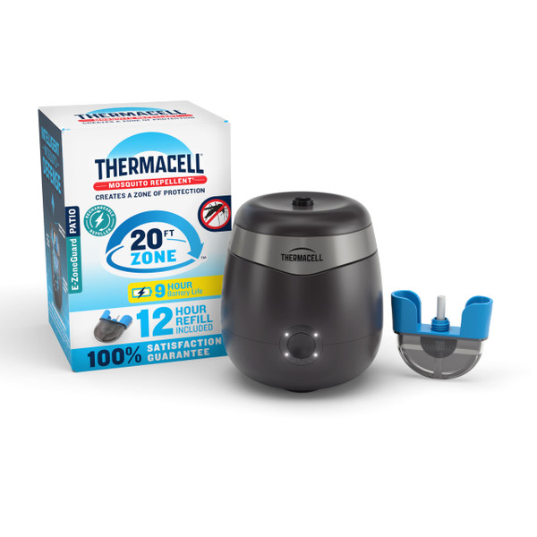 Thermacell E-ZoneGuard Patio Rechargeable Mosquito Repeller, 9-Hr Battery