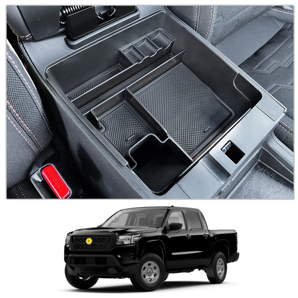 CDEFG for 2022 2023 2024 2025 2026 Nissan Frontier Center Console Organizer