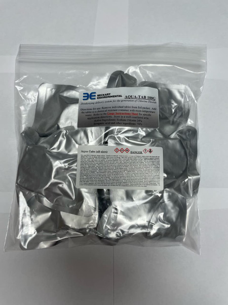 Chlorine Dioxide 100 Gram Tablets - 6 Pack - Quick Release Odor Eliminator