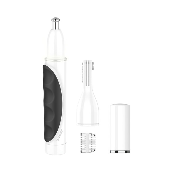 Conair Girlbomb Nose, Face & Brow Trimmer with Attachments, Cordless, White