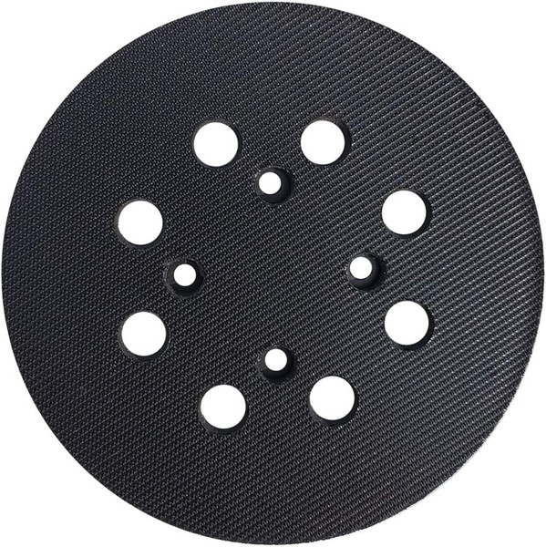 5 Inch 8 Hole Sander Pad for Ridgid R2600 R2601 5" Random Orbit Sander, 5" Replacement Hook and Loop Backing Pad for Ridgid #300527002