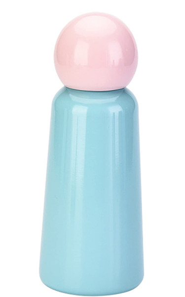 FAFAXOXO 17 oz About 500 ML Stainless Steel Water Bottle - Vacuum Insulated Water Bottle -Hot&cold Drink Metal Water Flask,BPA Free (Powder blue)