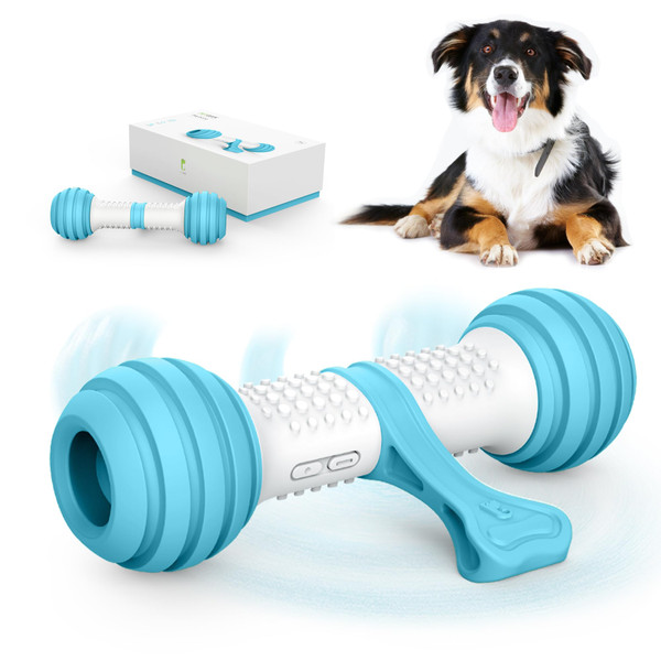 PETGEEK Interactive Dog Bone Toy, Dog Chase Toy for Medium Large Dogs