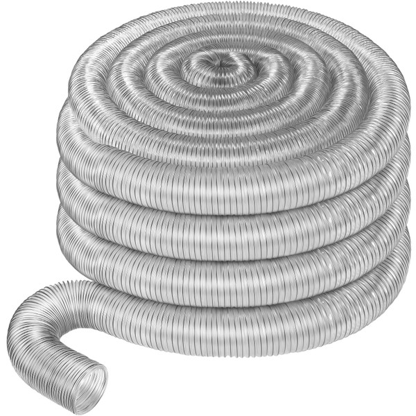 Therwen 4" x 70 ft Clear Dust Collection Hose 4 Inch Flexible Vacuum Hoses