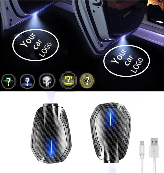 LOWEEY Car Door Lights Logo Projector, Wireless Puddle Lights for Most Cars