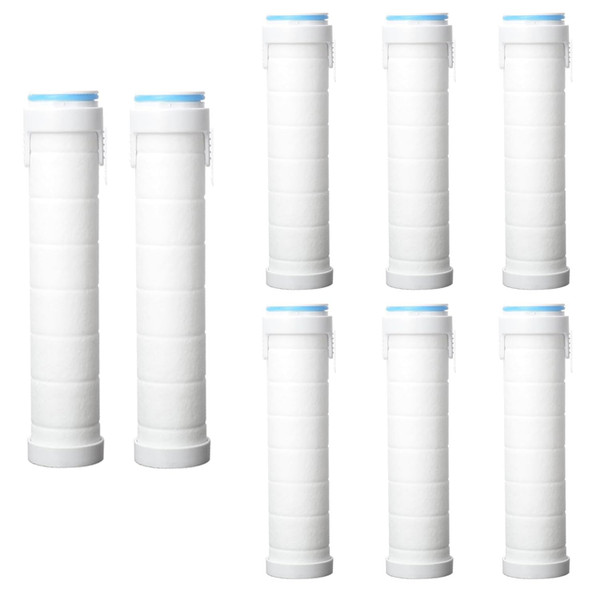 Shower Filter for Handheld Shower Head Shower Filter Replacement High Pressure Handheld Shower Heads Filter Set of 8 Replacement Filters for Hard Water Remove Chlorine and Harmful Substances