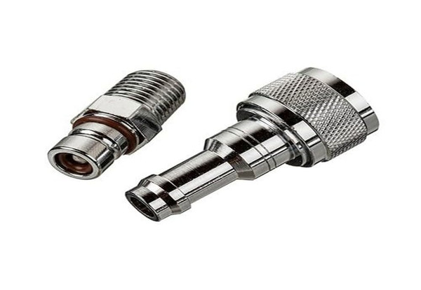 Scepter 11553 Universal Quick Connect 1/4" NPT Male x 3/8" Barb Female Fuel Tank to Hose Connectors