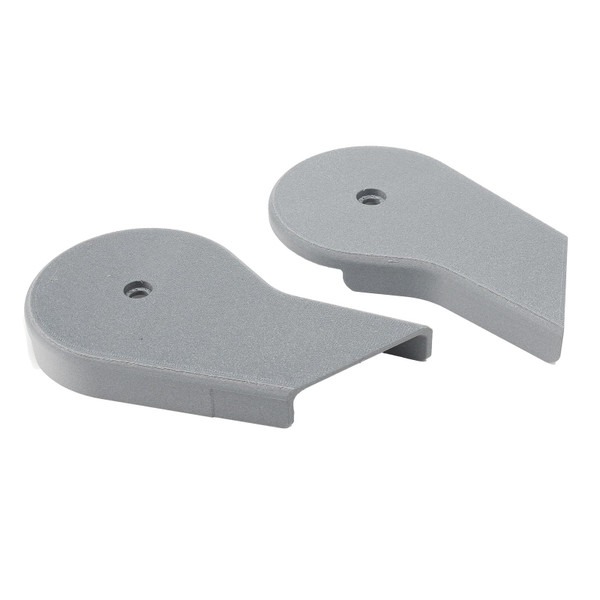 1992-1997 Light Gray/Opal Gray 40/20/40 Split Bench Seat Hinge Covers for Ford F150 F250 F350 OBS Trucks | Interior Replacement Parts | Compatible with F-Series 1992-1997 Models