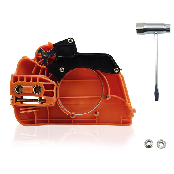 Clutch Cover Chain Brake Assembly for Husqvarna 450 450e 445 445e Rancher Chainsaw Replace 544097901 544097902