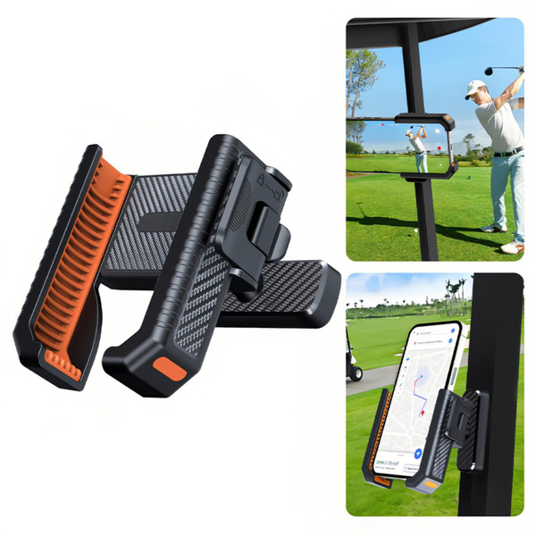 Msiud Magnetic Golf Cart Phone Holder, Rotatable Phone Mount for Golfers