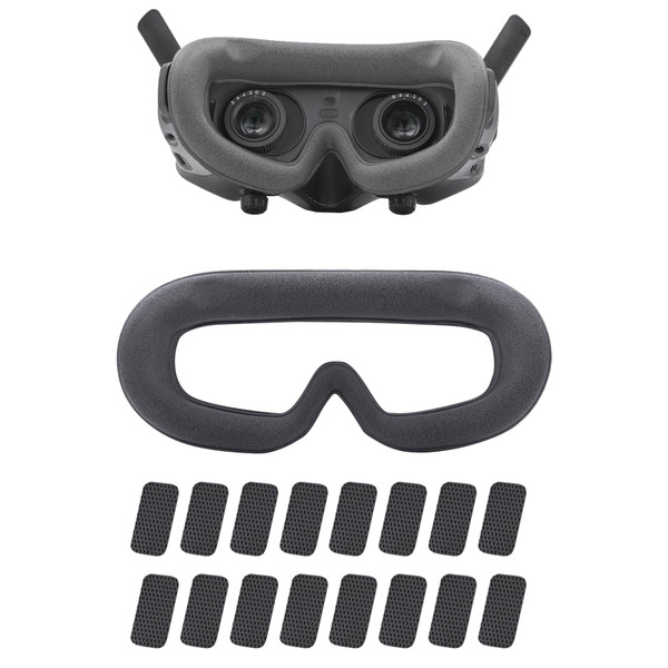 Replacement Face Padding Compatible for DJI Goggles 3 Soft Foam Sponge Eye Pad Compatible for DJI Avata 2 Accessories Goggles 2/3 Face Cushion Cover Sweat-Proof Non-Slip