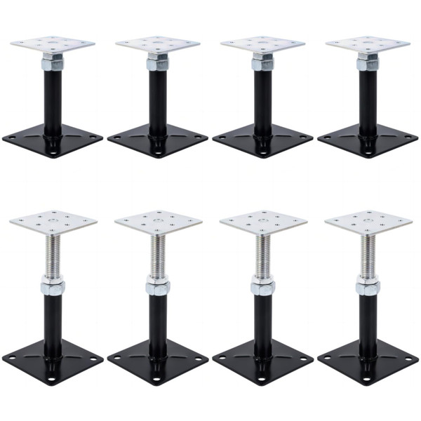 8-Pack Lift Supports,Adjust Supports,Level Supports,Floor Jacks,Adjustable House Jack for The Floor,Mini Screw Jack- Post 5" to 8"