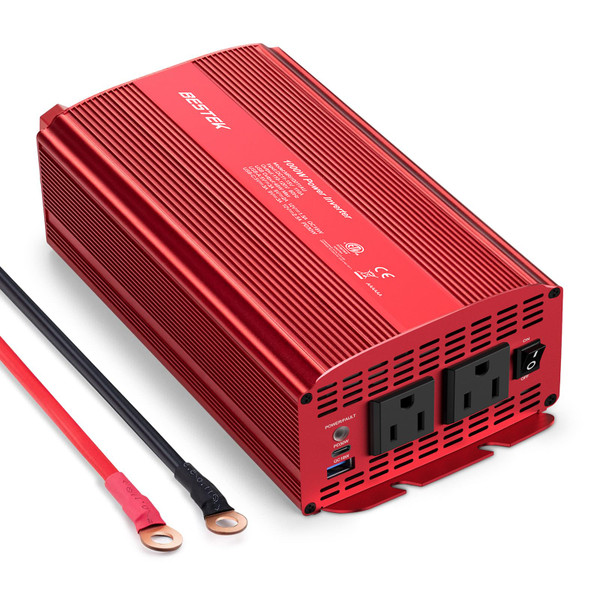 BESTEK 1000W Power Inverter for Vehicles DC 12V to AC 110V Inverter