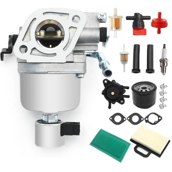 JUUDDENPARTS Carburetor Tune Up Kit Fit for BS 20HP Intek V-Twin, Replaces 697722 401577 406577 407577, Fits Toro 74592 74704 Lawn Tractor