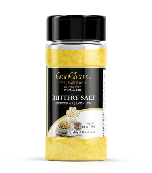 GranAroma, Buttery Popcorn Salt, 6.5 Oz