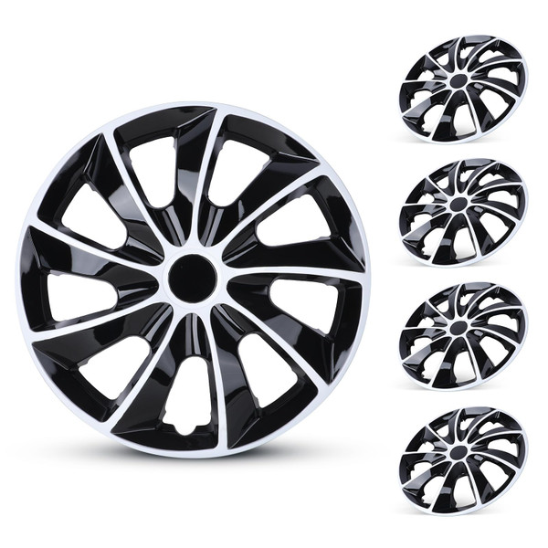 AUTOWIKI 17 Inch Hubcaps for 17inch Standard Steel Wheel Rims