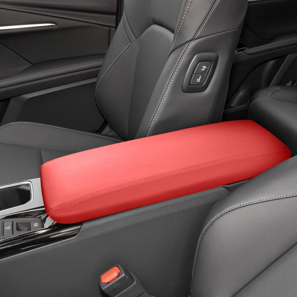 DEYTOP Center Console Cover for Toyota Camry 2025 2026 Accessories Car Center Console Cover for 2025 Camry Accessories Armrest Pad (Red)