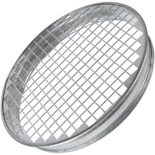 ECOPRO VENT 8" Inch Galvanized Ducting Take-Off End Cap with Protective Metal Mesh Screen - Male Connection. Round Pipe and Ventilation Plug. Easy Push-Fit Installation for Enhanced HVAC Efficiency
