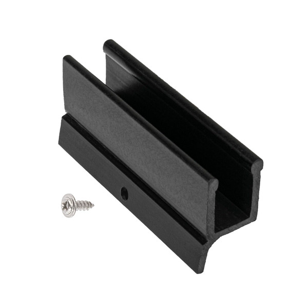 Sliding Shower Door Bottom Guide 1/2" x 3" for Shower Doors Up to 1/2" Wide