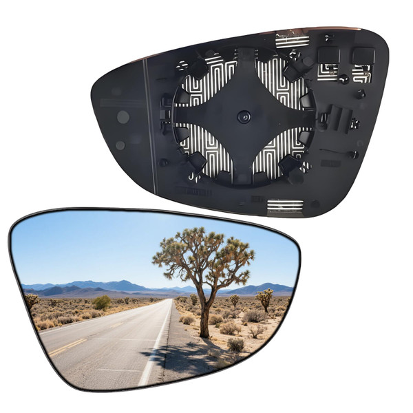 Passenger Side Mirror Replacement Glass for VOLKSWAGEN CC 2012-2017,for VOLKSWAGEN Eos 2012-2016,Heated Right Side View Mirror Glass for VW CC,for VW Eos 2012 2013 2014 2015 2016