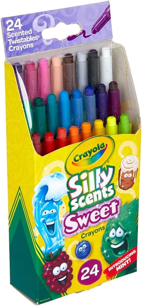 "Silly Scents Twistables Crayons, Sweet Scented Crayons, 24 Count Size: 24 Count (Pack Of 1), Style: Silly Scents Crayons"