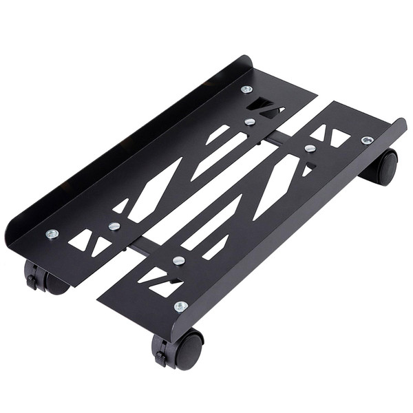 Hovadova Adjustable Computer Tower Stand, Metal, Fits Most PC
