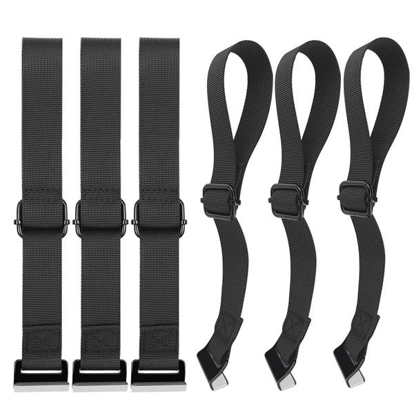 Car Rooftop Cargo Tie Down Hook Straps,Adjustable,6Pcs
