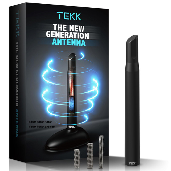Tekk Short Antenna Compatible with RAV4 2000-2015 / Designed for Optimized FM/AM Reception / 4.8 Inches
