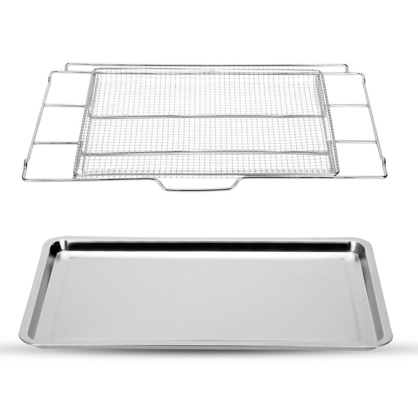 New upgrade Air Fry Tray for 30" Oven with Drip Pan