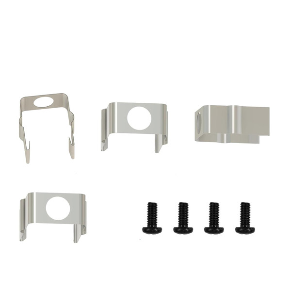 4PCS Replacement Metal Mount Clips Compatible with Shark IQ and AI AV2501S Robot Vacuum and Some Other Models Side Brush