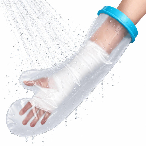 Cast Covers for Shower Arm, 100% Waterproof Cast Cover Arm Adult- Reusable