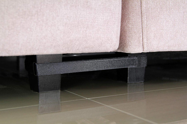 BOWERBIRD Sectional Connectors for Sliding Sofas - Innovative Double Reinforcement - Keep Your Sectionals Perfectly Together with No Tool or Screw - 4 Sets(for 3 piece Sofa)