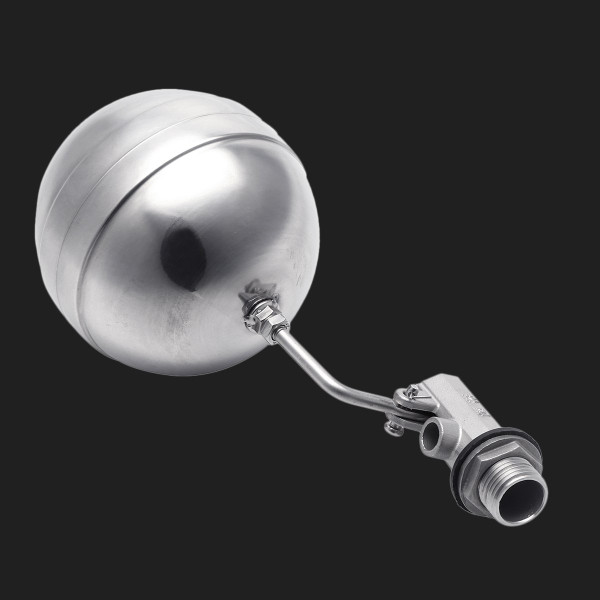 CocinaCo DN15 1/2" Stainless Steel Floating Ball Valve Adjustable Water Level 90 Degree