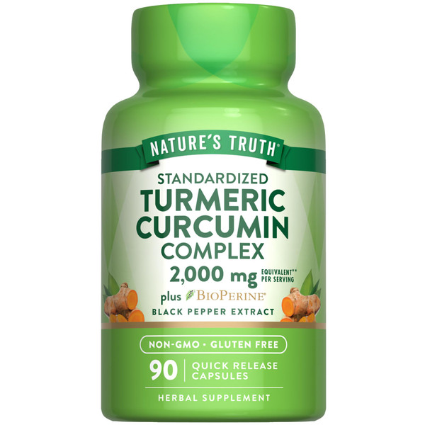 Nature's Truth Turmeric Curcumin Capsules Supplement