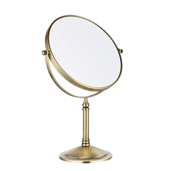 Nicesail Tabletop Makeup Mirror Magnifying Vanity Mirror 10X Antique Bronze