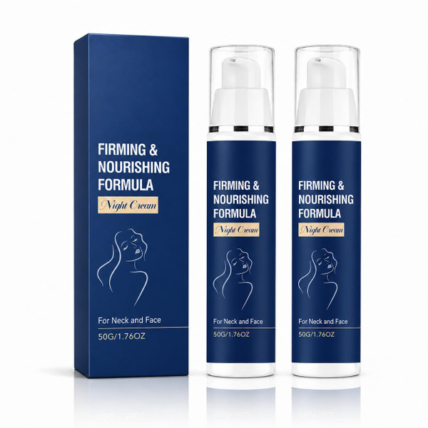 DTMIEAXN Firming & Nourishing Night Cream for Neck and Face, Overnight Moisturizing Cream for Daily Skin Care-Chelsea Laboratory Formula, 50g, 2 Pack