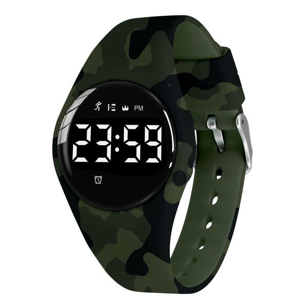 Kids Watches for Girls Boys Digital Sport Watch with Step Counter Pedometer Vibration Alarm Clock, No App Waterproof Fitness Tracker Kids Watch Boys Girls Teens Students Ages 5-16