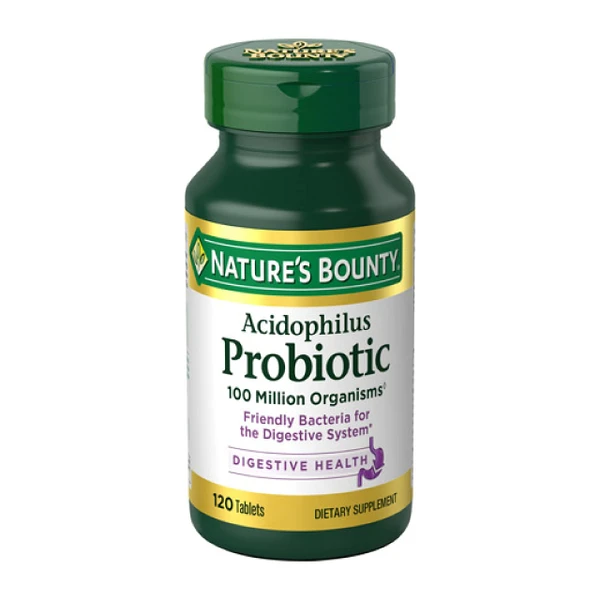 Nature's Bounty Probiotic Acidophilus Tablets, 120 tablets