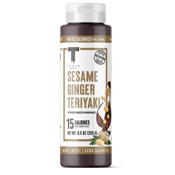 Taste Flavor Co. Sesame Ginger Teriyaki Sauce, Low Fat Sauce, Healthy Stir Fry
