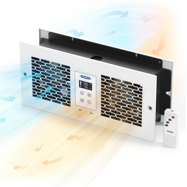 ALORAIR 300 CFM Heating & Cooling Room to Room Air Transfer Vent Fan