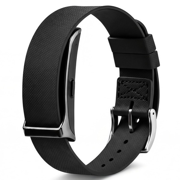 BlackPro for Hume Band Replacement Strap, FKM Rubber Loop Strap Wristband for HumeHealth Watch Band, Soft Fluororubber Rubber for Hume Bands (Black)