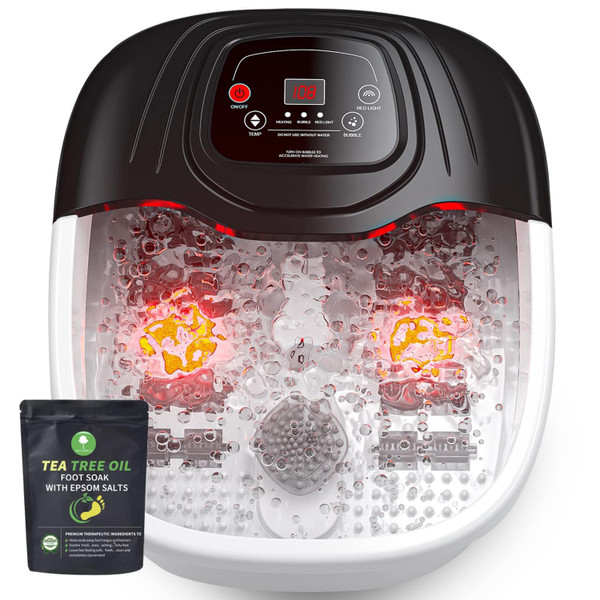 MODILIC Foot Spa Bath Massager with Heat, Foot Soaking Tub